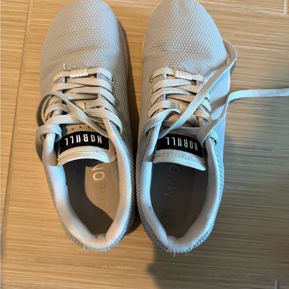 NOBULL Women's Gray and Pink Trainers, lifting athletic gym sneaker shoes - Picture 3 of 14